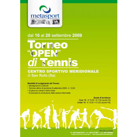 Torneo Open di Tennis premio € 3000